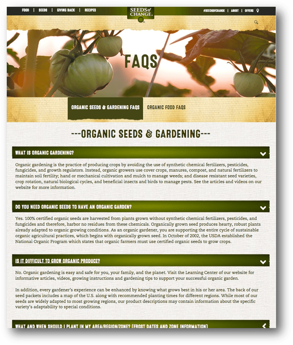 FAQ example