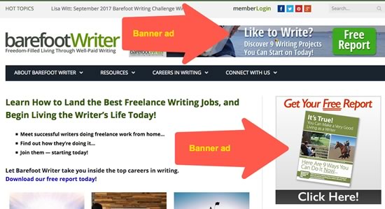 Example of “Banner Ad”