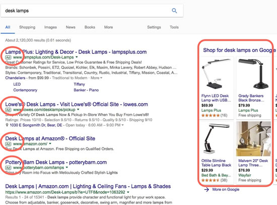 Example of “Pay-per-click”